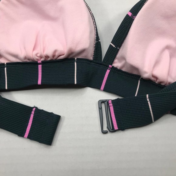 Kona Sol Women's Size Small 4-6 Textured Triangle Bikini Swim Top Indigo New - Picture 13 of 14